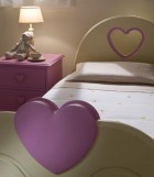 Children’s Bed with Pink Heart
