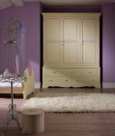 Wardrobe with 3 Doors and 5 Drawers