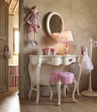 Serena Carved Flower Mirror